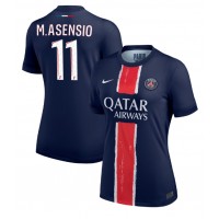 Paris Saint-Germain Marco Asensio #11 Hjemmedrakt Dame 2024-25 Kortermet